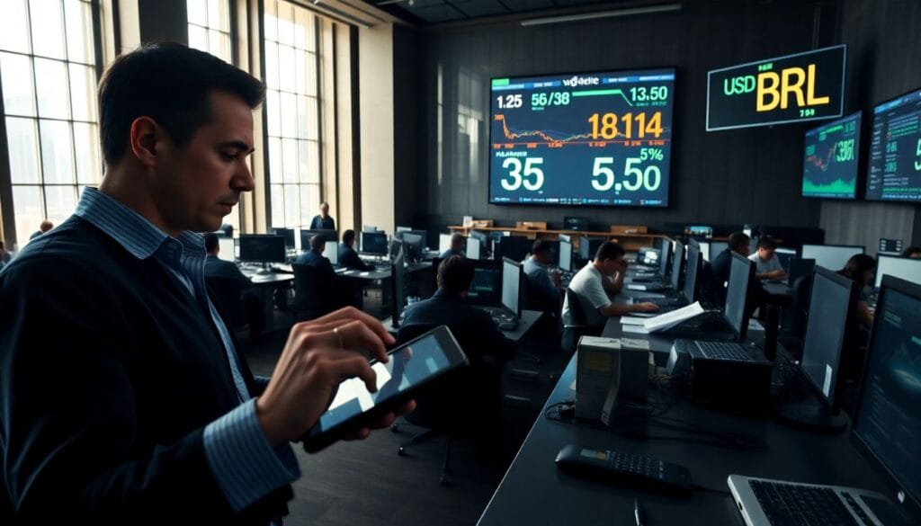 Ibovespa segura leve alta; dólar supera R$ 5,50