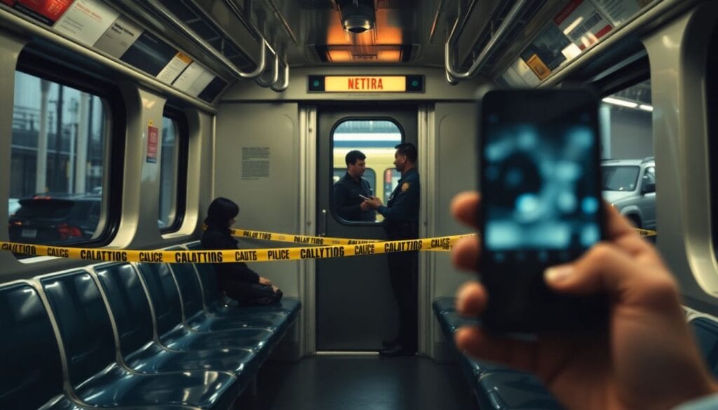 Mulher flagra homem exibindo-se em vagão do metrô