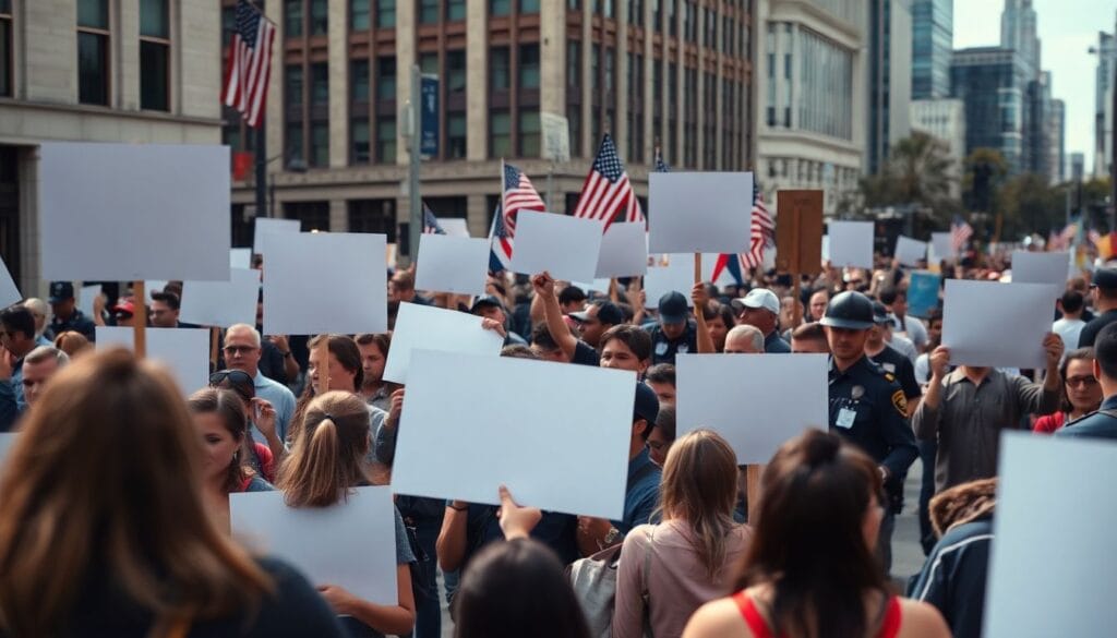 Milhares protestam nos EUA contra políticas de Trump