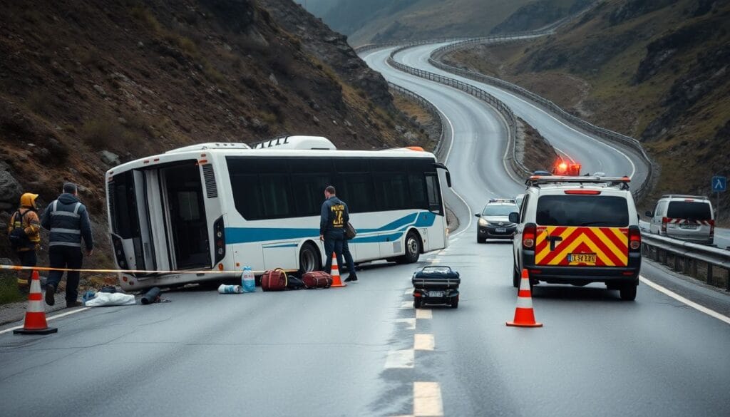 Acidente com ônibus na BR-423 em Pernambuco mata 17