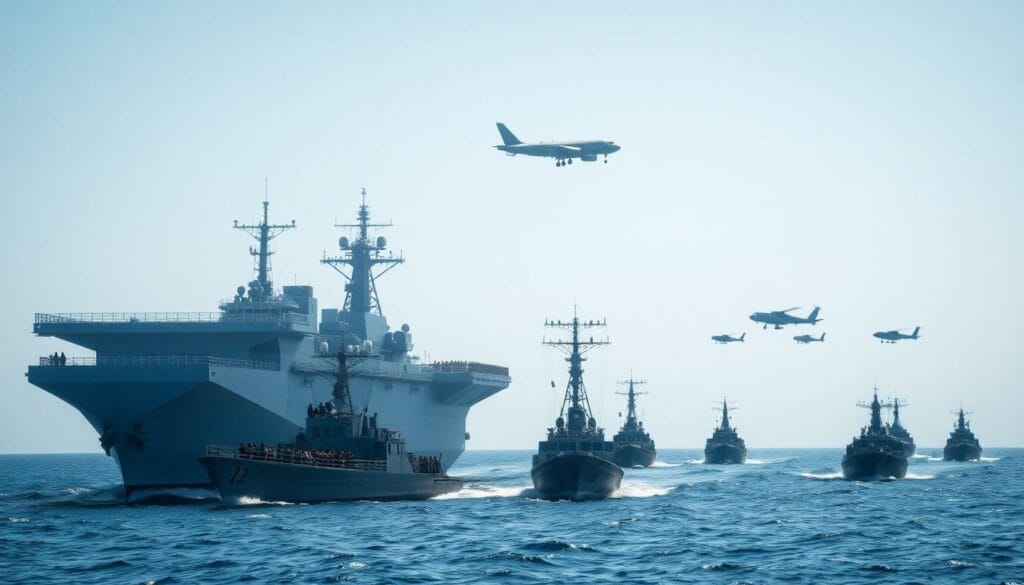 EUA reforçam presença naval no Caribe e fazem exercícios