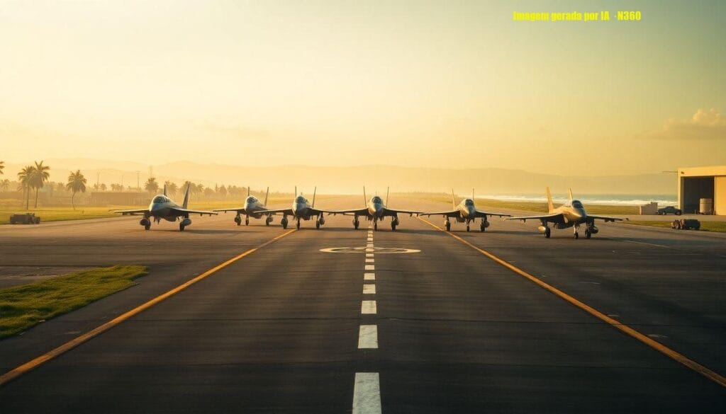 AV-8B Harrier II chega a Roosevelt Roads e amplia presença no Caribe
