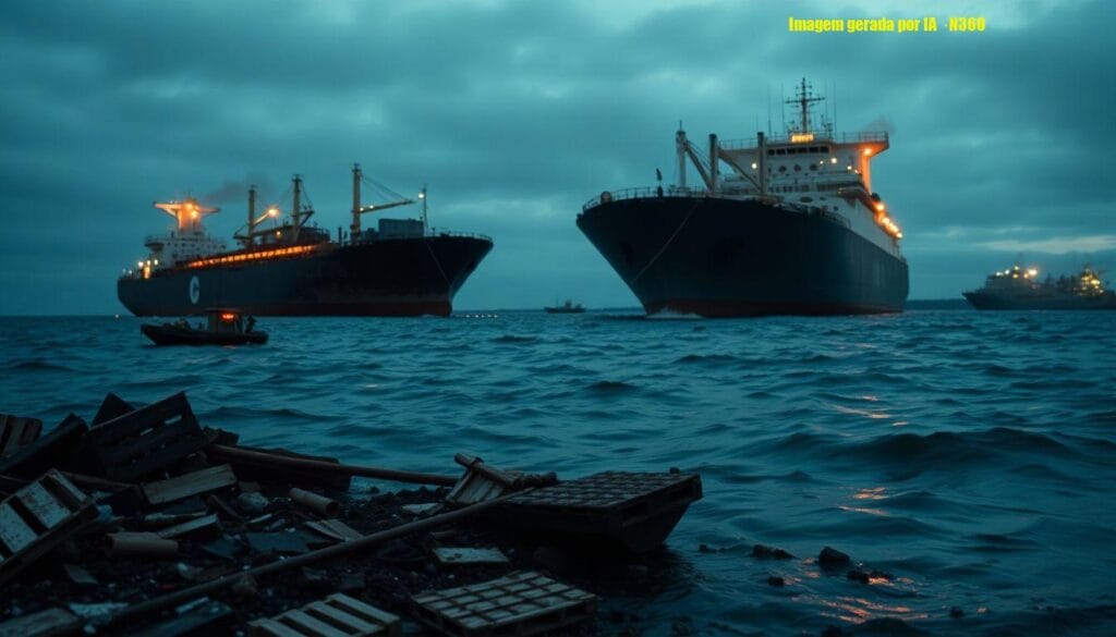 Drones atingem petroleiros ligados à ‘frota fantasma’ russa