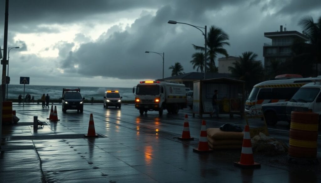 Defesa Civil amplia alerta para risco de ciclone em SC