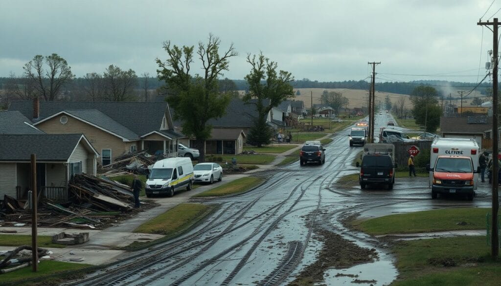 Tornado atinge Rio Bonito do Iguaçu; ventos de 250 km/h