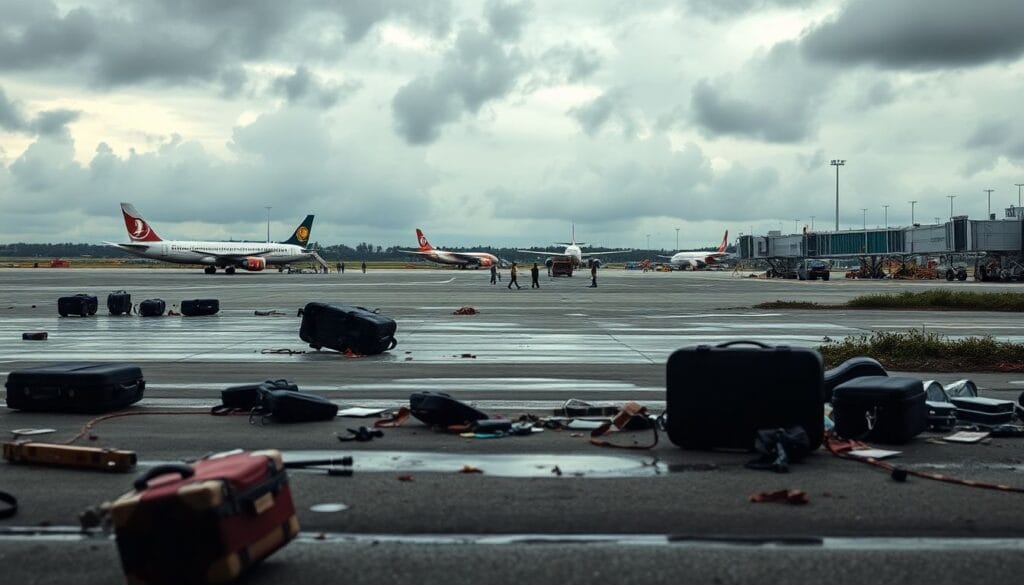 Furacão Melissa isola 19 moradores de Tramandaí