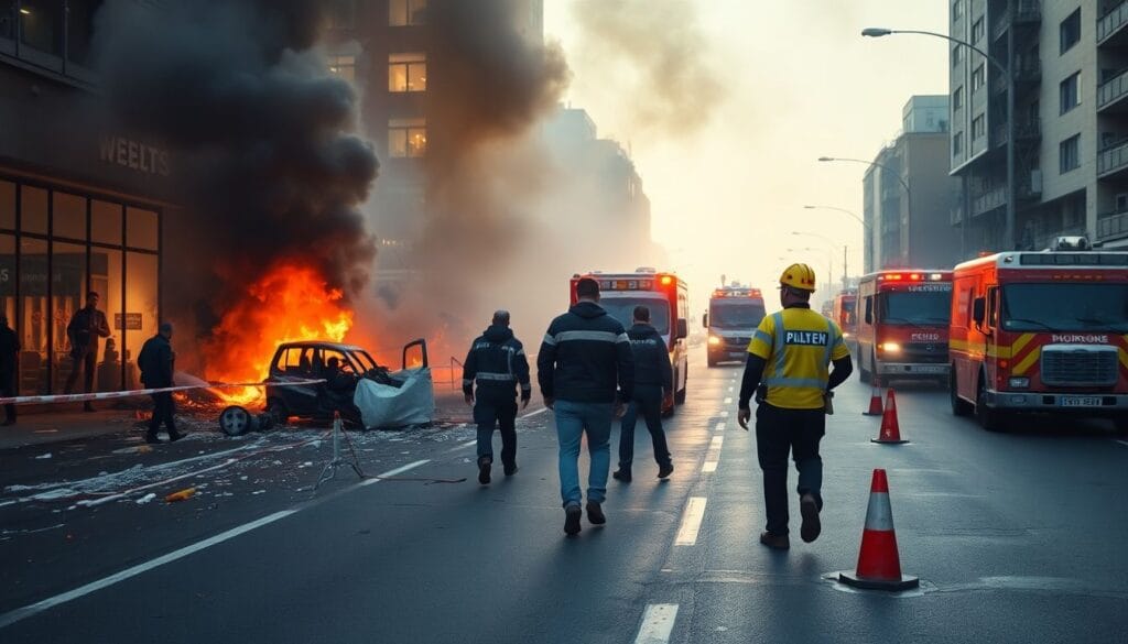 Uma forte explosão e incêndio atingiram a Avenida Celso Garcia; duas pessoas ficaram feridas e região foi isolada.