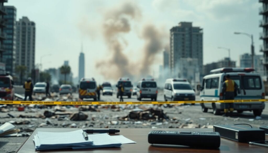 Prefeito relata explosões em vários pontos de Kiev; versões oficiais divergem sobre alcance e vítimas.