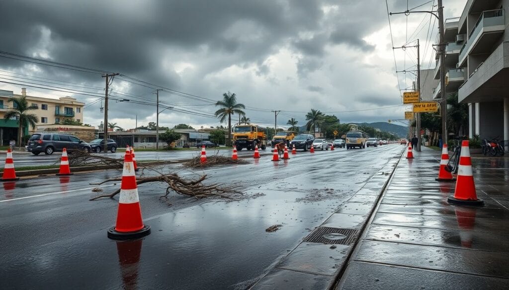 Previsões apontam melhora geral após ciclone, mas risco localizado de tempestades segue até o fim de novembro.