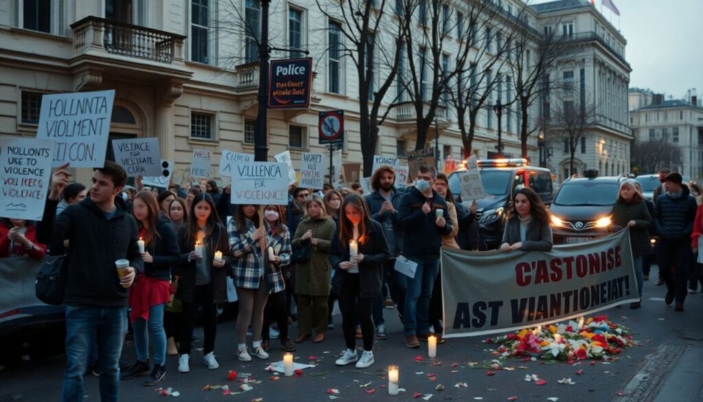 Milhares saíram às ruas em várias cidades mexicanas para denunciar a violência após assassinato público.