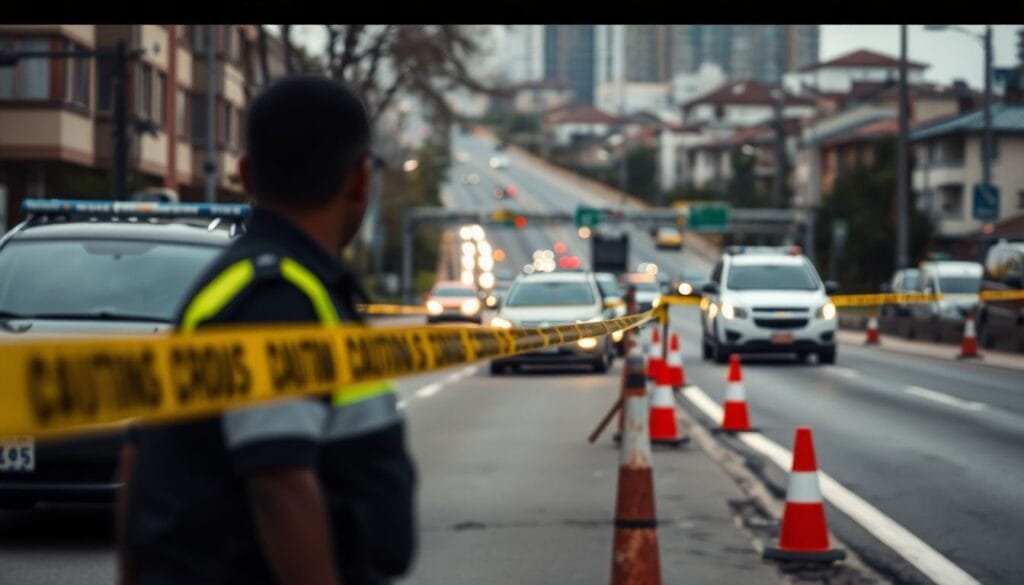 Mulher morre e homem é ferido na Linha Amarela