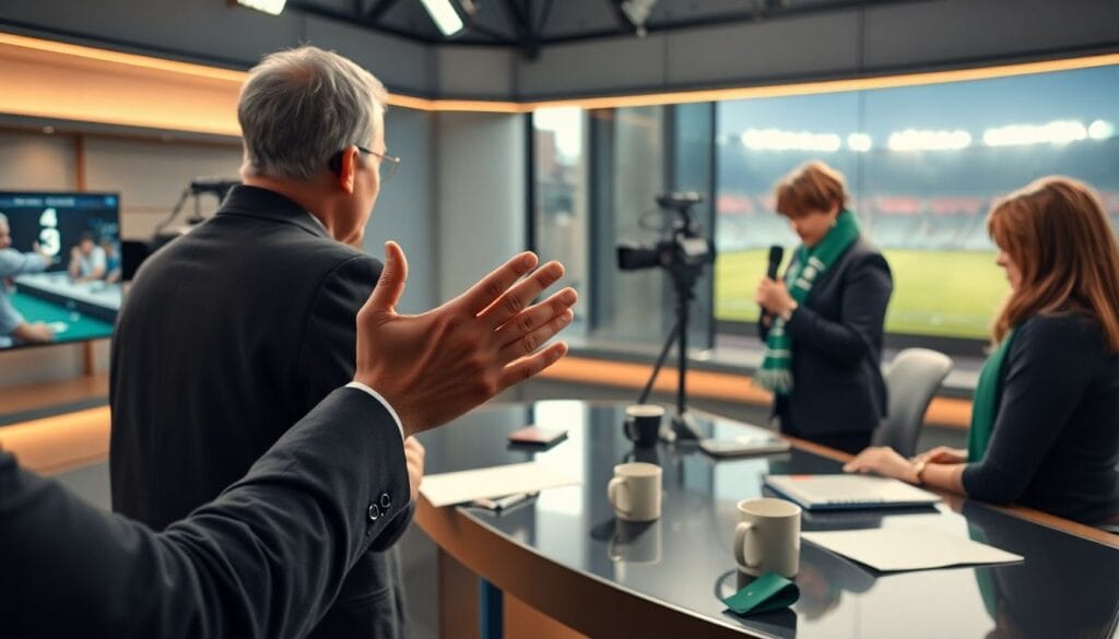 Apresentadora interrompeu repórter após comentário irônico sobre derrota do Palmeiras no ar do Mais Você.