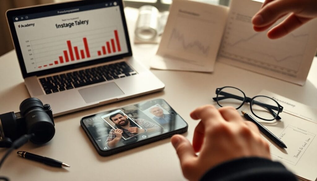 Imagem do ator em galeria publicada pela Academia teve mais reações que outras fotos.