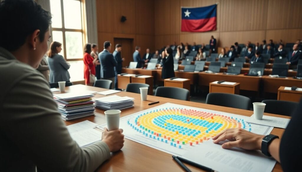 Vitória sem maioria clara renova o Congresso chileno e abre meses de negociações entre blocos e independentes.