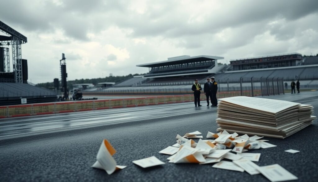 Holding diz ter perdido autorização em Interlagos; nova data e reembolso serão avaliados.