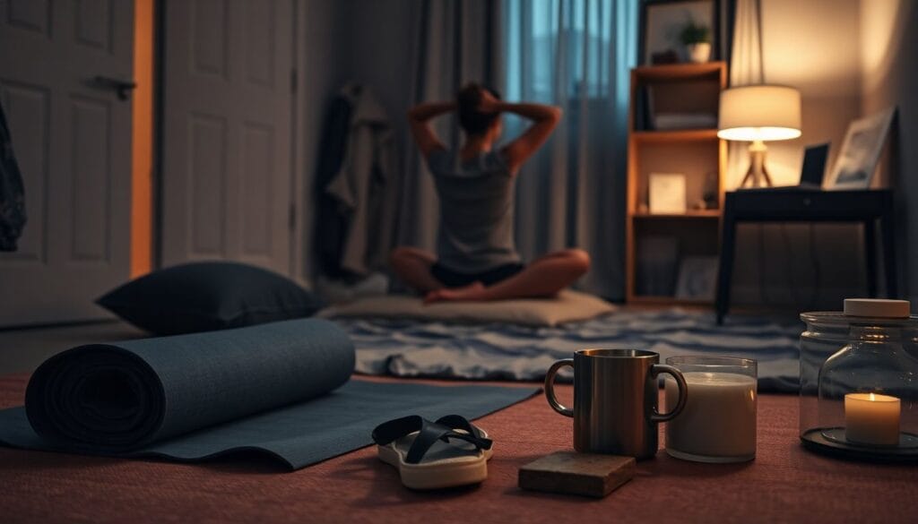 Quais exercícios são indicados antes de dormir