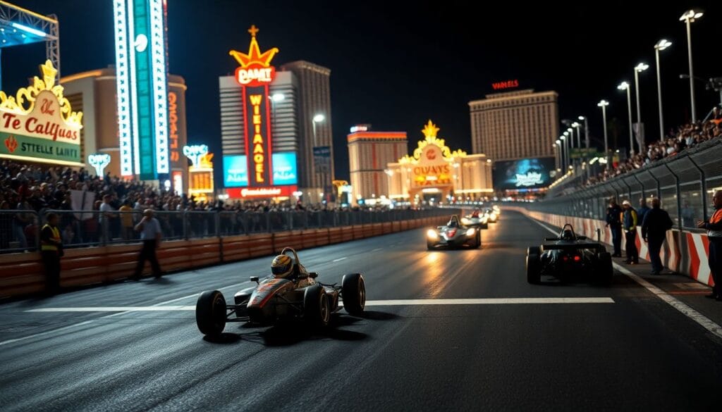 Verstappen vence em Las Vegas; corrida teve acidentes