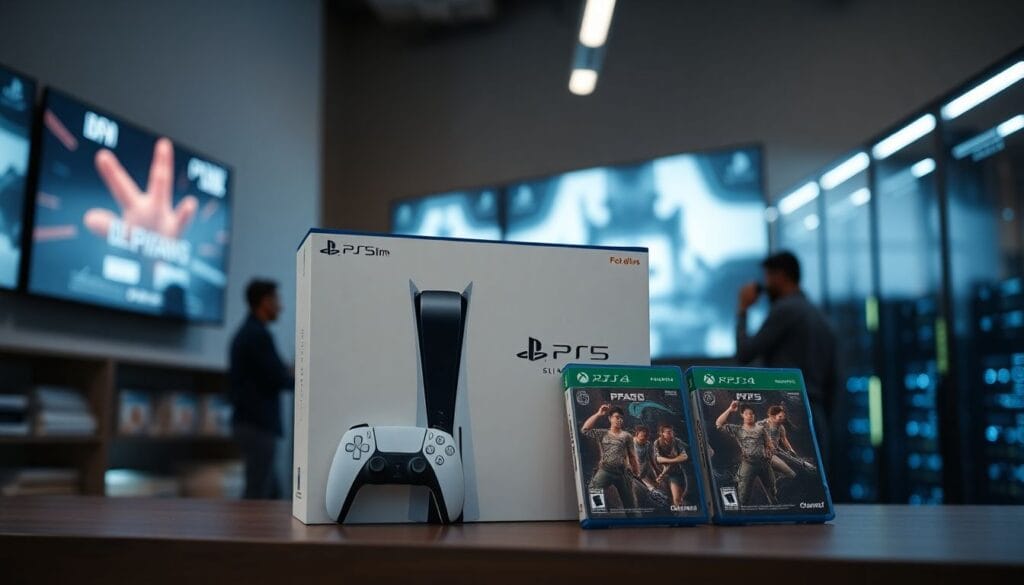 PS5 Slim com 2 jogos aparece por R$ 2.699