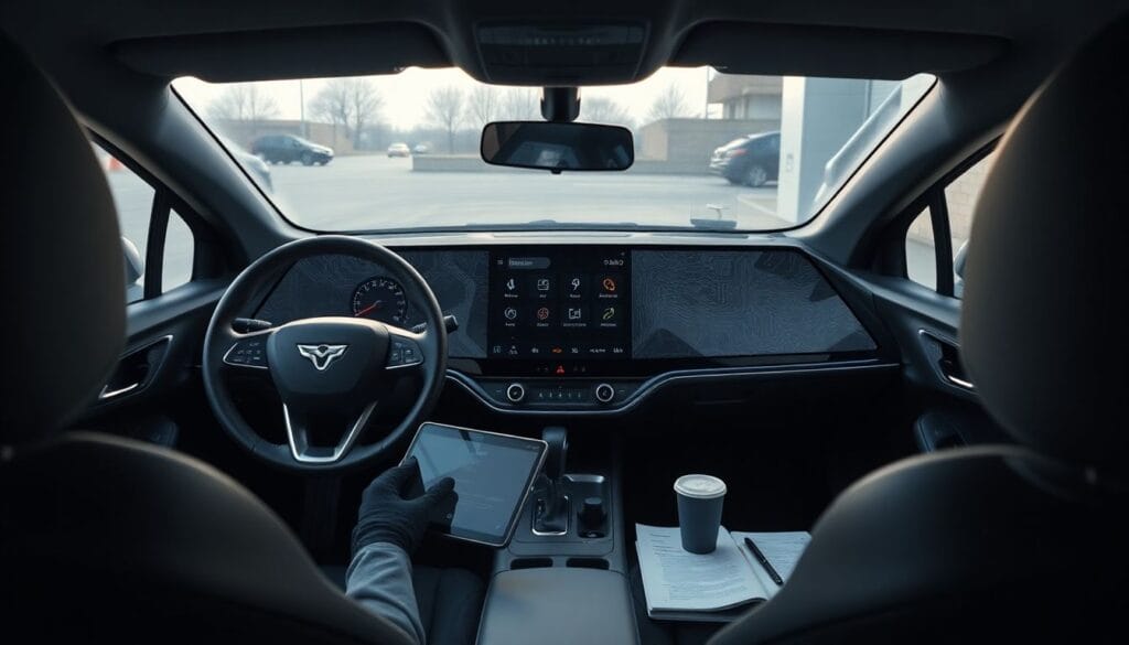 Telas de até 35,4 polegadas invadem carros chineses