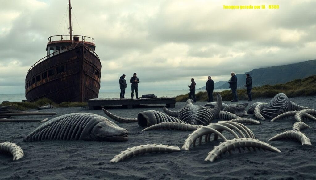 DNA indica que caça reduziu jubartes à fração original