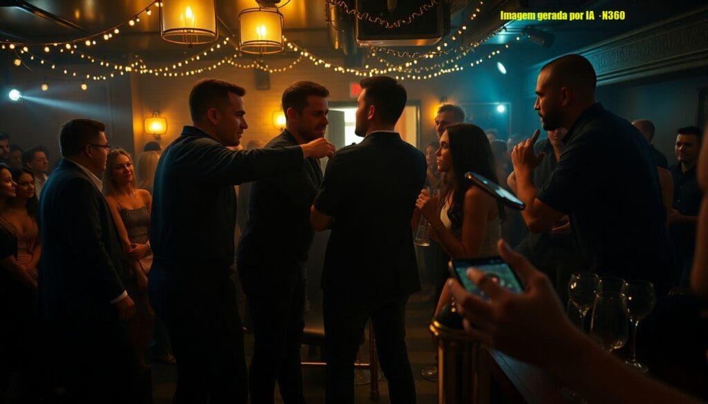 Mesquita e Matheus se enfrentam em festa pós-A Fazenda