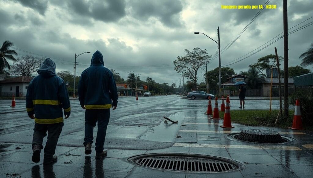 Chuva forte e temporais no RS na véspera e no Natal