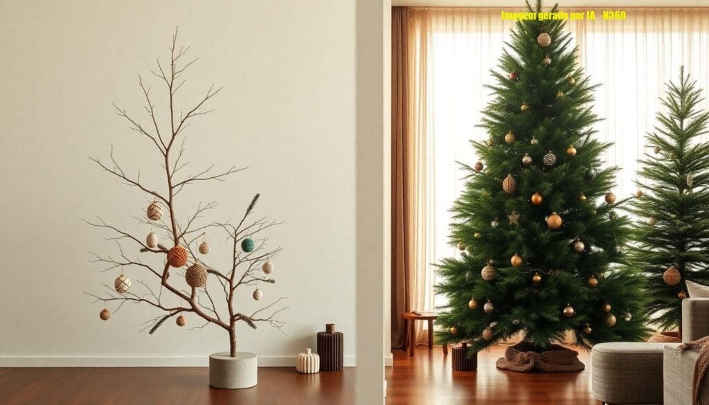 Árvores de Natal de celebridades em 2025