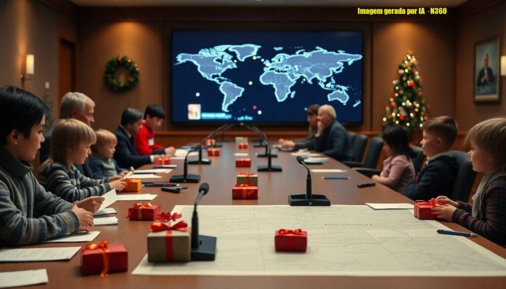 Trump e Melania respondem sobre rastreador do NORAD