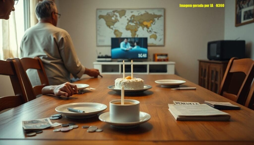 Mesa vazia, abraços adiados: Natal tenso na Venezuela