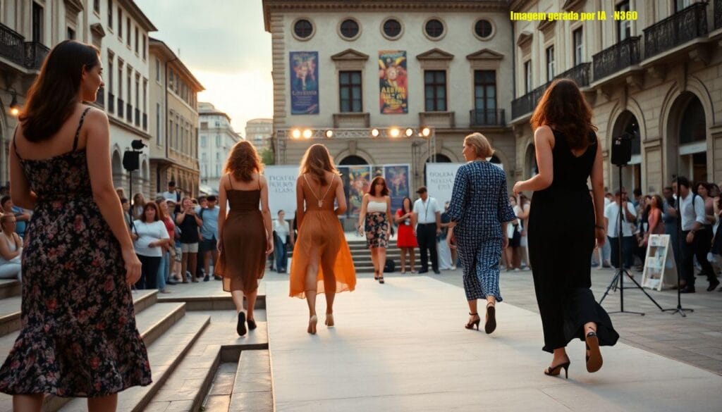 Mulheres com HIV desfilam na Praça da Sé