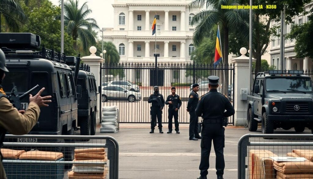 Maduro reforça segurança após ameaças dos EUA