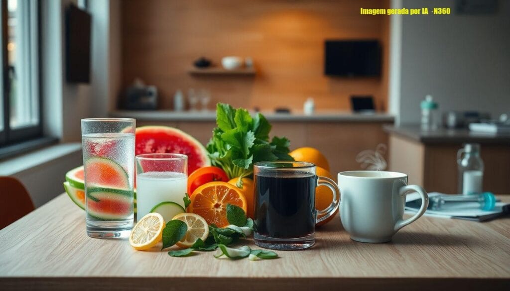Além da água: alimentos e bebidas que hidratam