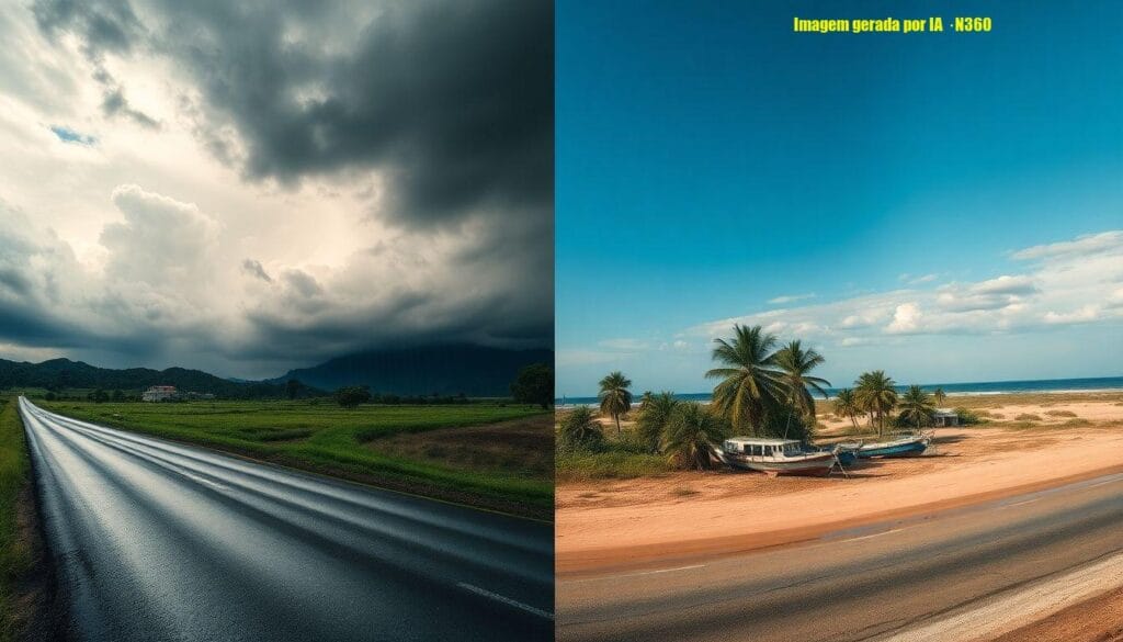 Chuvas podem atingir praias brasileiras no Réveillon