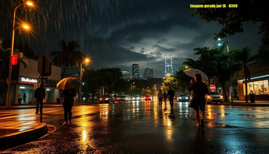 Previsão do tempo na virada em BH