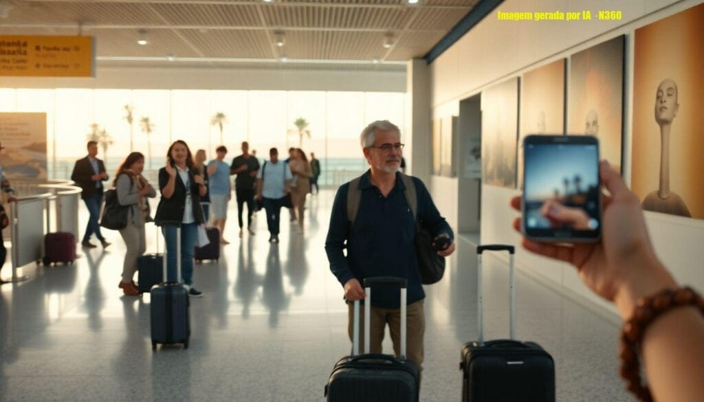 Bruna Marquezine e Shawn Mendes desembarcam em Maceió