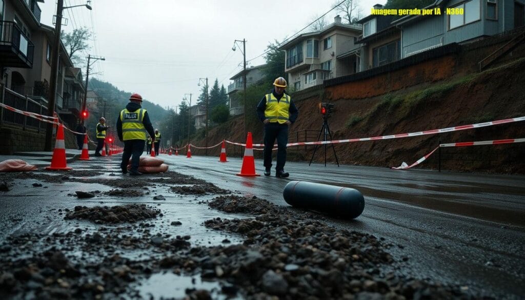 Três regionais de BH em risco geológico após chuvas