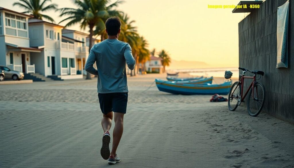 Shawn Mendes é visto correndo em praia de Alagoas