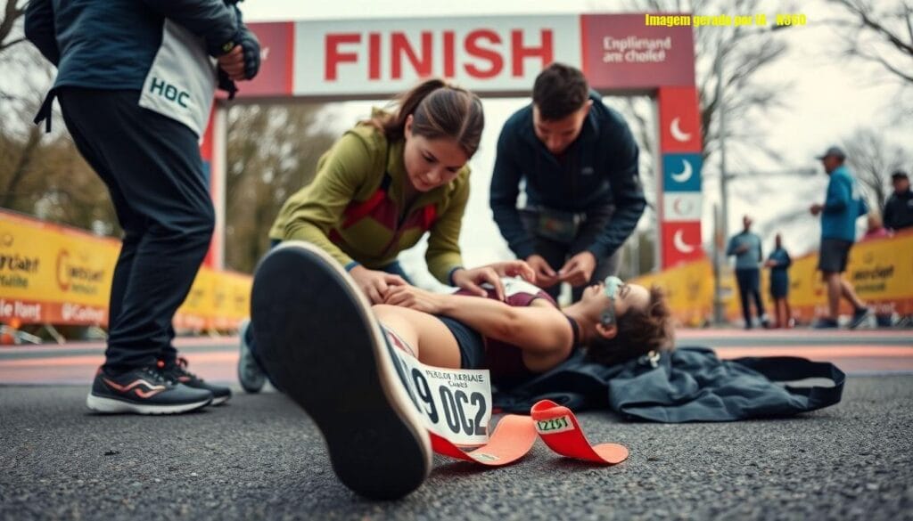 Vencedora da São Silvestre desmaia ao fim da prova