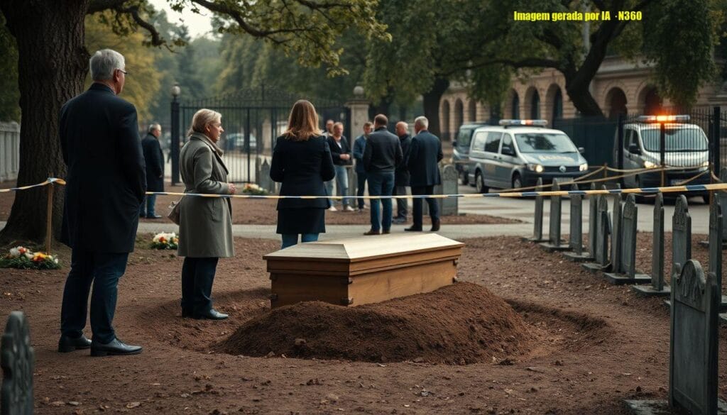 Sepultamento de 'Vaqueirinho' reúne poucos parentes