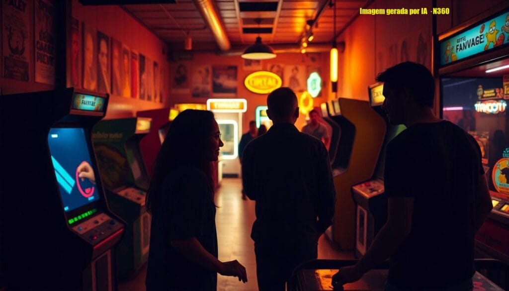 Astros de Game of Thrones visitam fliperama durante filmagens