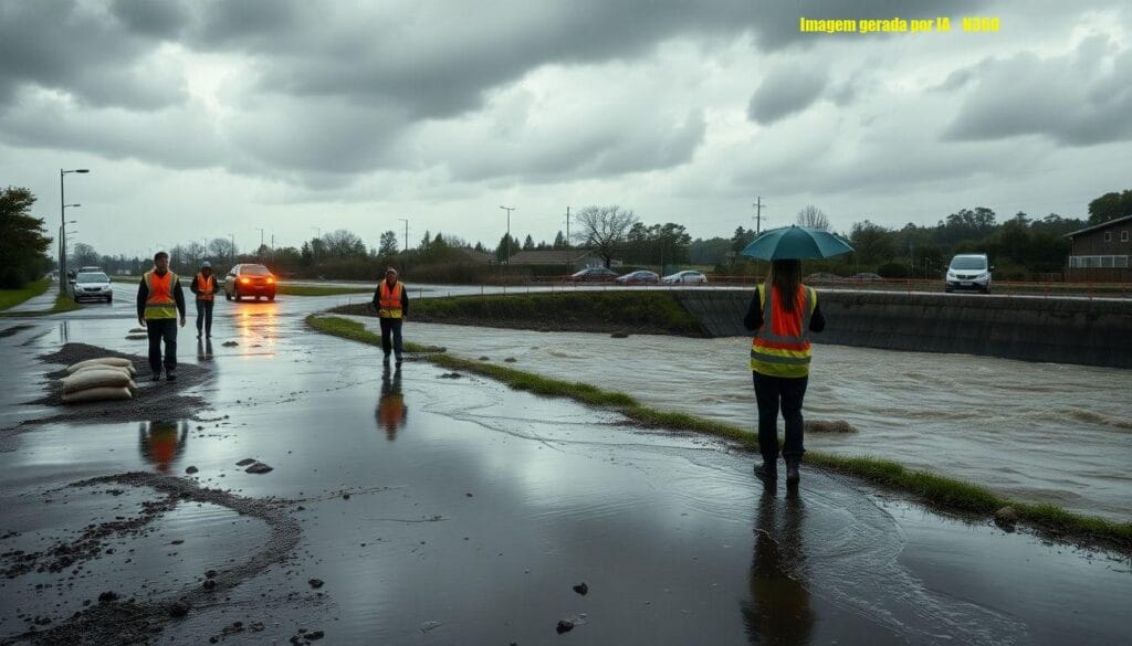 Inmet emite alertas vermelho e laranja por chuvas