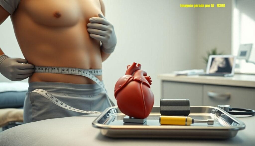 Gordura abdominal aumenta risco de danos ao coração