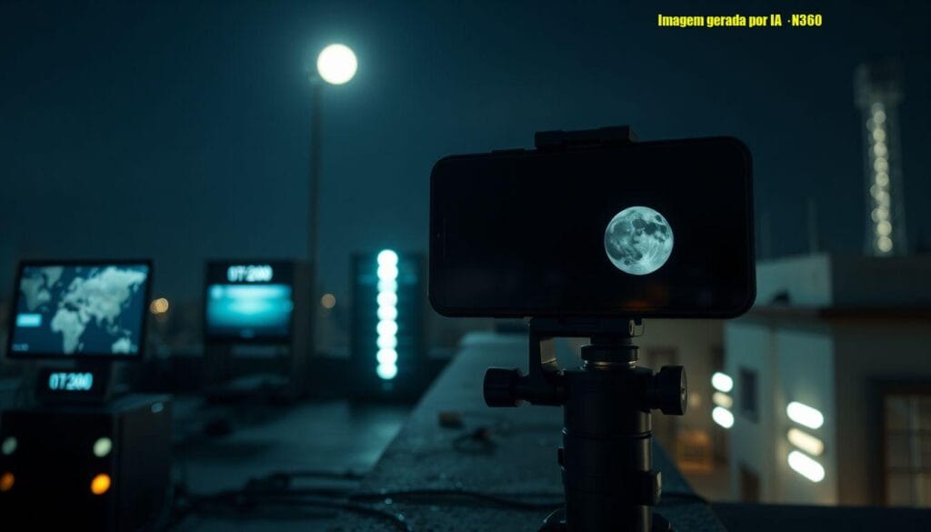 Por que é tão difícil fotografar a Lua