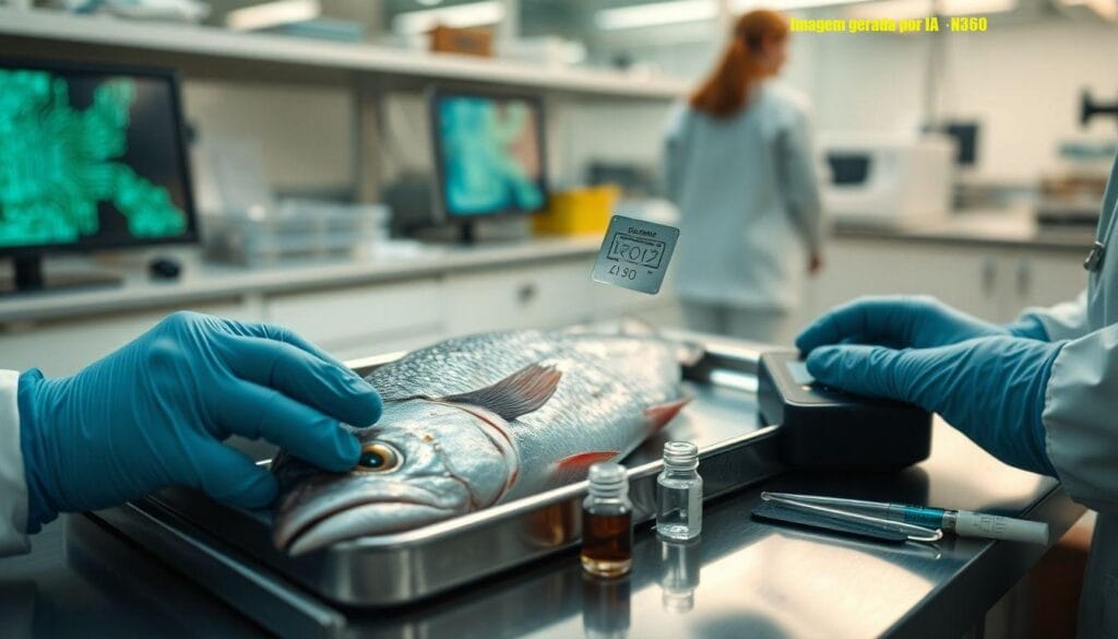 Sensor de microagulhas avalia frescor do peixe em minutos