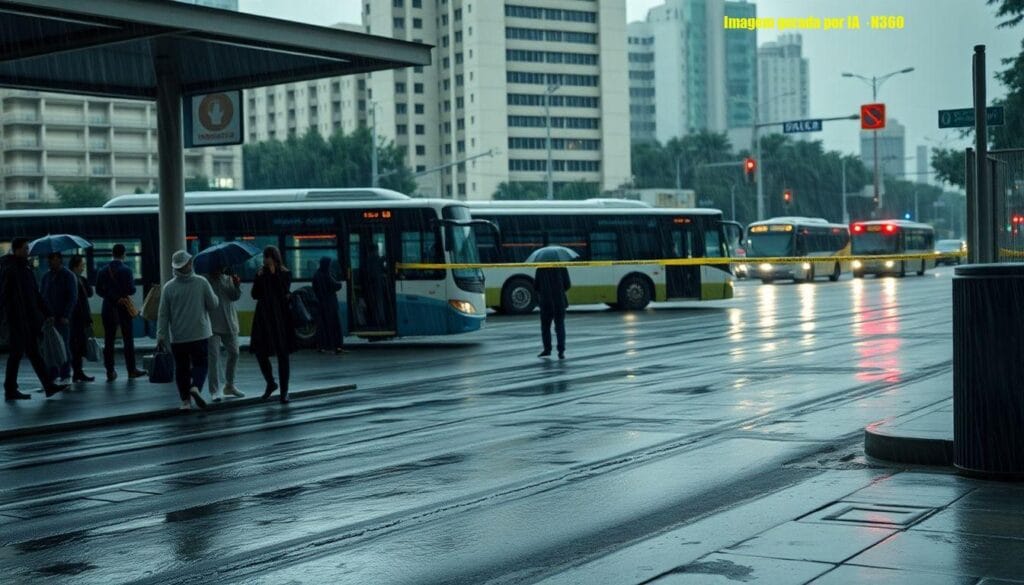 Paralisação de ônibus atrasa retorno em São Paulo