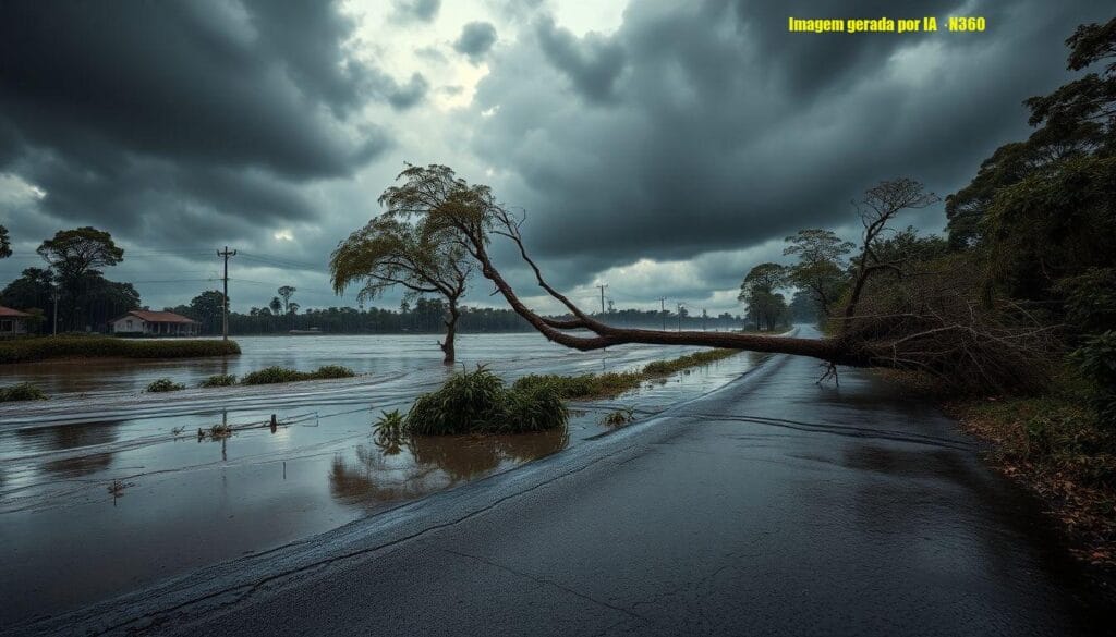 Ciclone no Sul pode acumular até 200 mm até domingo