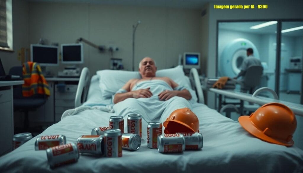 Homem sofre AVC após consumir energéticos diariamente