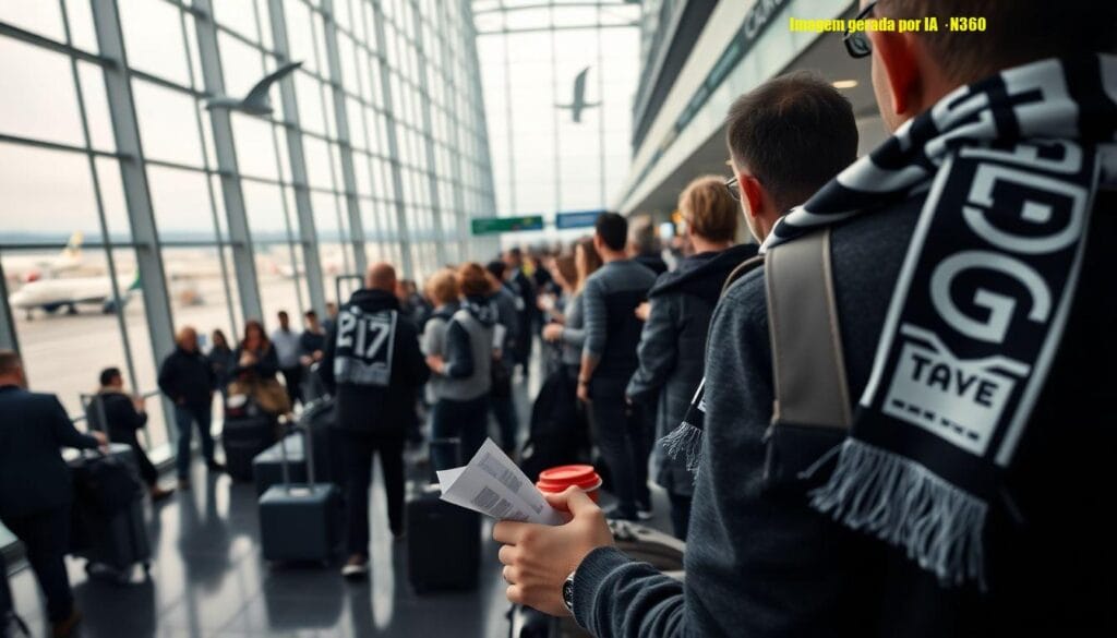 Torcedores do Corinthians ficam sem embarque em Congonhas