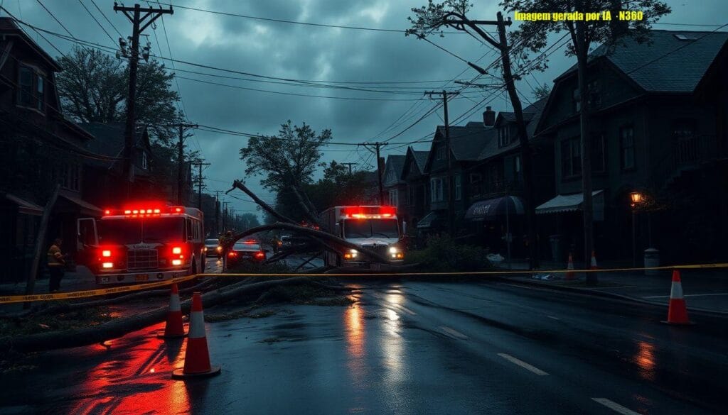 Árvores caem em BH, bloqueiam ruas e danificam imóveis