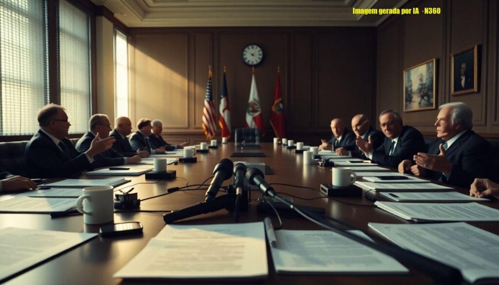 Reunião noturna na Câmara expõe tensão por ação da PF